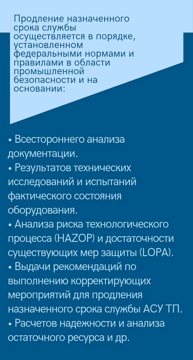 Продление назначенного срока службы АСУ ТП | SZMA